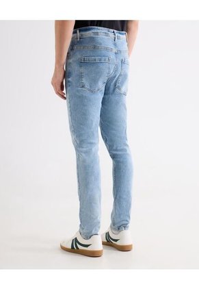 Jeans Skinny Tono Claro  Para Hombre Azul Seven Seven