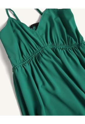 Vestido Para Mujer Manga Sisa Color Verde Marca Seven Seven #28171158