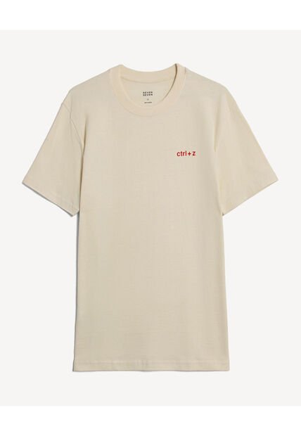 Camiseta Para Hombre Manga Corta Cuello Redondo Color Arena Marca Seven Seven #45092827