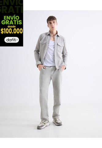 Pantalón  Para Hombre Jogger Color Gris Marca Seven Seven #45071194 Seven Seven