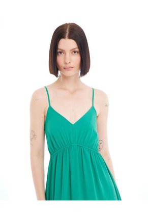 Vestido Para Mujer Manga Sisa Color Verde Marca Seven Seven #28171158