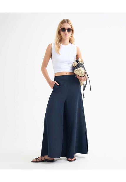 Pantalon Para Mujer  Color Azul Oscuro Marca Seven Seven #28071856