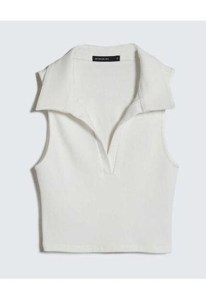 Camiseta Para Mujer Manga Sisa Color Crudo Marca Seven Seven #28096151