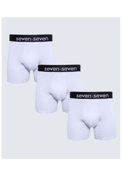 Boxer Para Hombre Fleat Seamer Medio Color Blanco Marca Seven Seven #45000358