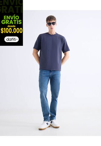 Jean  Para Hombre Regular Color Azul Marca Seven Seven #45160660 Seven Seven