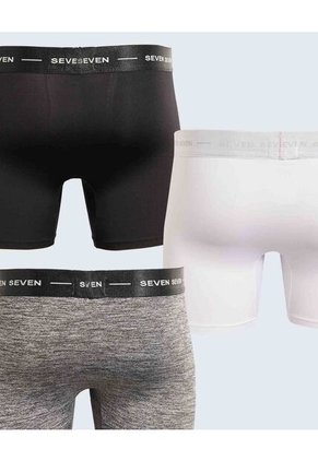Pantaloncillo Para Hombre Boxer Filete Medio Color Blanco Marca Seven Seven #45000377