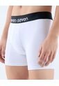Boxer Para Hombre Fleat Seamer Medio Color Blanco Marca Seven Seven #45000358 de Seven Seven