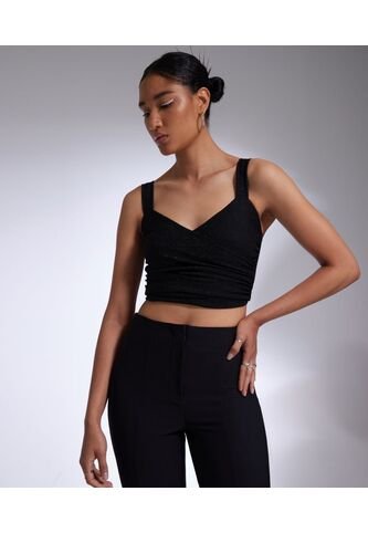 Camiseta Para Mujer Manga Sisa Color Negro Marca Seven Seven #28095201 Seven Seven