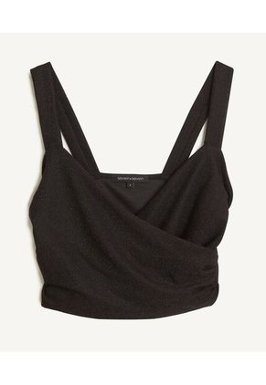 Camiseta Para Mujer Manga Sisa Color Negro Marca Seven Seven #28095201