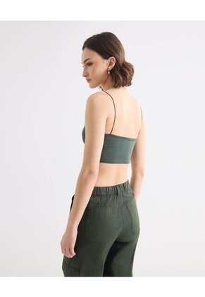 Camiseta Para Mujer Manga Sisa Moda Color Verde Marca Seven Seven #28096457