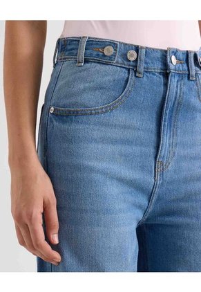 Jean Para Mujer Wide-Leg Color Azul Marca Seven Seven #28160950