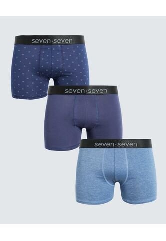 Pantaloncillo Para Hombre Boxer Fleat Seamer Color Azul Marca Seven Seven #45000170 Seven Seven