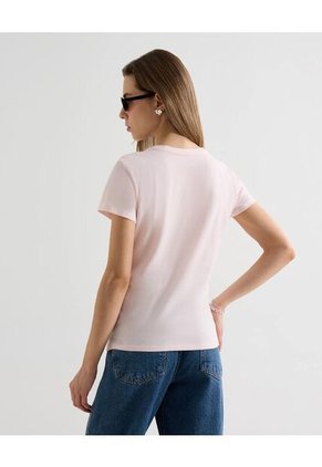 Camiseta Para Mujer Manga Corta Cuello Redondo Color Rosado Marca Seven Seven #28096369