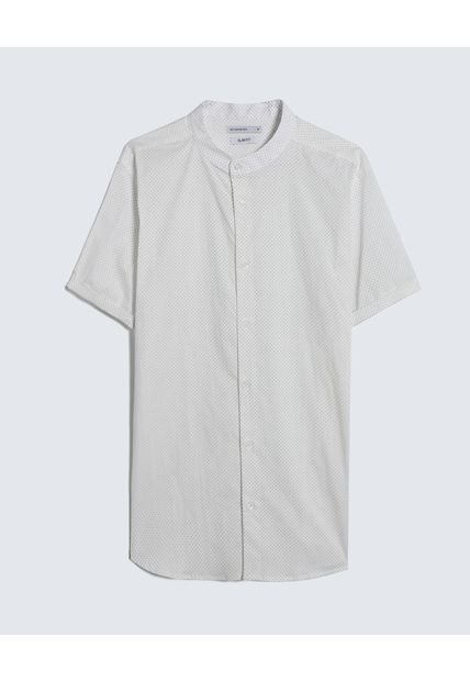 Camisa Para Hombre Seven Seven Color Blanco Material Algodón 96% Elastano 4%