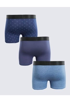 Pantaloncillo Para Hombre Boxer Fleat Seamer Color Azul Marca Seven Seven #45000170