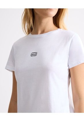 Camiseta Para Mujer Manga Corta Cuello Redondo Color Blanco Marca Seven Seven #28096377