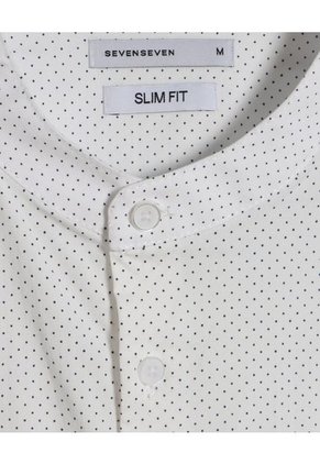 Camisa Para Hombre Seven Seven Color Blanco Material Algodón 96% Elastano 4%