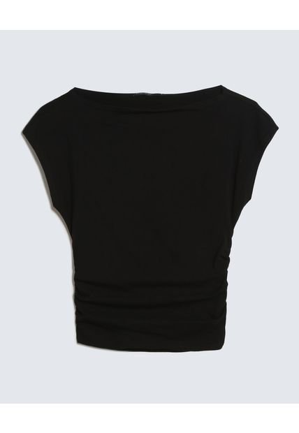 Camiseta Para Mujer Manga Corta Color Negro Marca Seven Seven #28096144