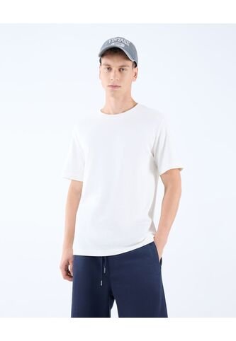 Camiseta Para Hombre Manga Corta Cuello Redondo Color Crudo Marca Seven Seven #45092652 Seven Seven