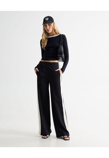 Pantalón Para Mujer Moda Color Negro Marca Seven Seven #28071922