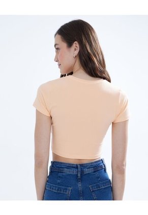 Camiseta Para Mujer Manga Corta Color Rosa Marca Seven Seven #28095907