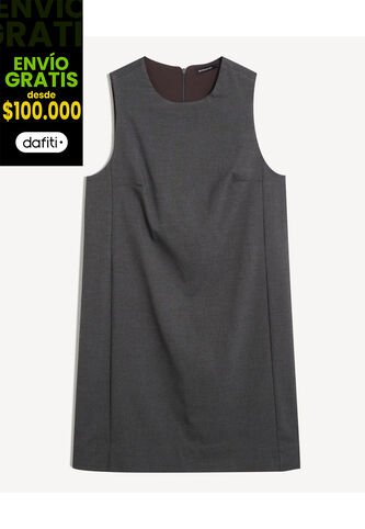 Vestido Para Mujer M/Sisa Corto Color Gris Marca Seven Seven #28171470 Seven Seven