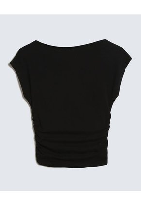 Camiseta Para Mujer Manga Corta Color Negro Marca Seven Seven #28096144