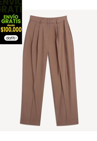 Pantalón Para Mujer Moda Color Café Marca Seven Seven #28071971 Seven Seven