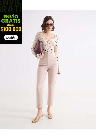 Pantalón Para Mujer Moda Color Rosa Marca Seven Seven #28071976 Seven Seven