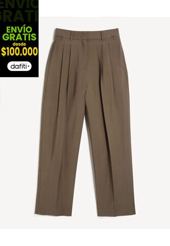 Pantalón Para Mujer Moda Color Café Marca Seven Seven #28071972 Seven Seven