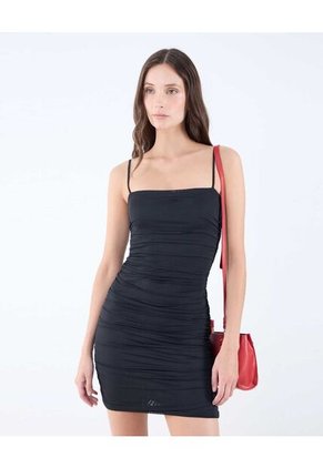 Vestido Para Mujer Manga Sisa Color Negro Marca Seven Seven #28171348