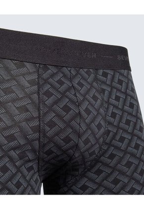 Boxer Para Hombre Fleat Seamer Corto Color Gris Oscuro Marca Seven Seven #45000352