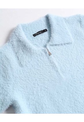 Camiseta Half Zipper  Para Mujer Rosado Seven Seven