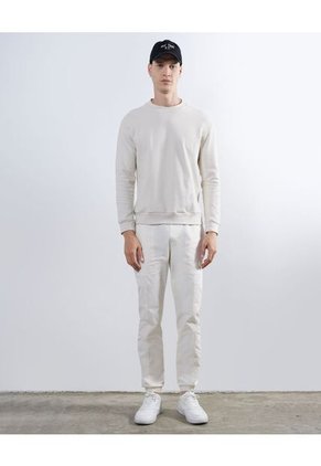 Buzo Para Hombre Cuello Redondo Color Beige Marca Seven Seven #45060665