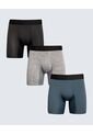 Boxer Para Hombre Fleat Seamer Medio Color Gris Oscuro Marca Seven Seven #45000349 de Seven Seven