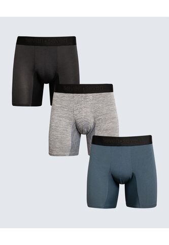 Boxer Para Hombre Fleat Seamer Medio Color Gris Oscuro Marca Seven Seven #45000349 Seven Seven
