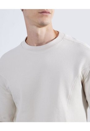 Buzo Para Hombre Cuello Redondo Color Beige Marca Seven Seven #45060665