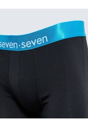 Pack X 3 Bóxer Corto X3 Para Hombre Negro Seven Seven