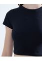 Camiseta Para Mujer Manga Corta Color Negro Marca Seven Seven #28095904 de Seven Seven