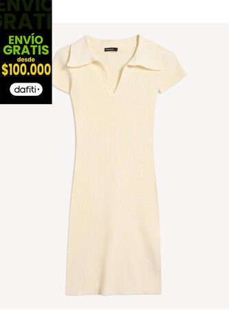 Vestido Para Mujer M/C Corto Color Crudo Marca Seven Seven #28171438 Seven Seven