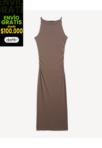 Vestido Para Mujer M/Sisa Medio Color Taupe Marca Seven Seven #28171477 Seven Seven