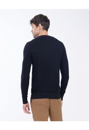 Saco Para Hombre Cuello Redondo Color Negro Marca Seven Seven #45330222