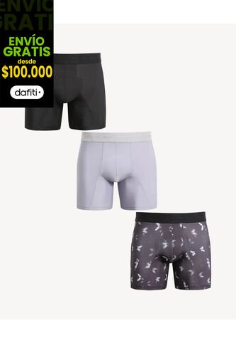 Boxer Para Hombre Fleat Seamer Medio Color Azul Marca Seven Seven #45000385 Seven Seven