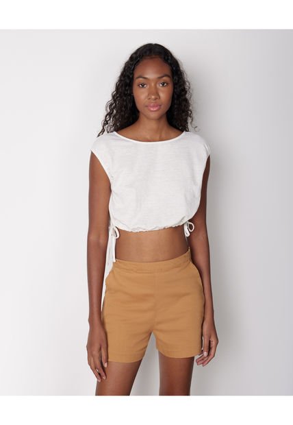Short Para Mujer  Color Camel Marca Seven Seven #28190884
