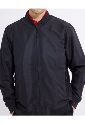 Chaqueta Para Hombre Bomber Color Negro Marca Seven Seven #45080397