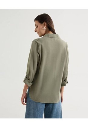 Blusa Para Mujer Manga Larga Color Verde Marca Seven Seven #28124019