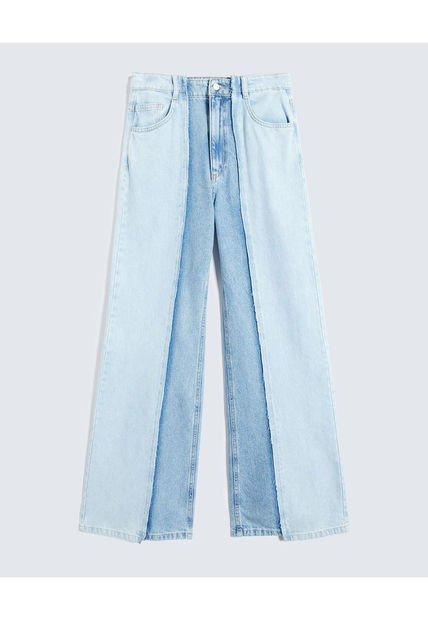 Jean Para Mujer Wide-Leg Color Azul Marca Seven Seven #28160941