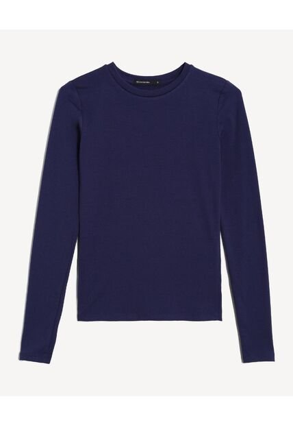 Camiseta  Para Mujer Manga Larga Cuello Redondo Color Azul Marca Seven Seven #28097587