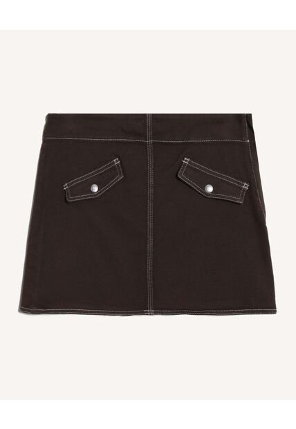 Falda  Para Mujer Corto Color Azul Marca Seven Seven #28140968