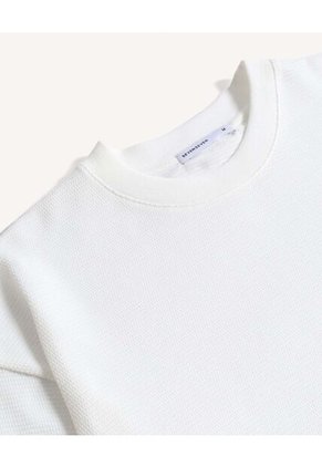 Camiseta  Para Hombre Manga Corta Cuello Redondo Color Hueso Marca Seven Seven #45098328